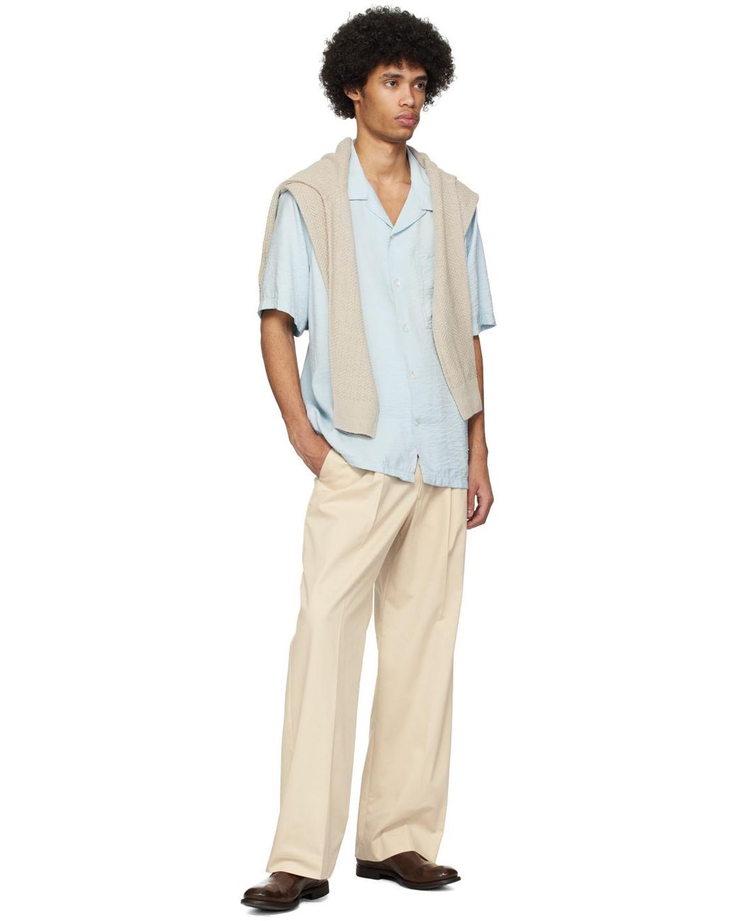 パンツ NUDE 'Menswear' pants nude:masahiko maruyama - Wide Easy Pants(Long)