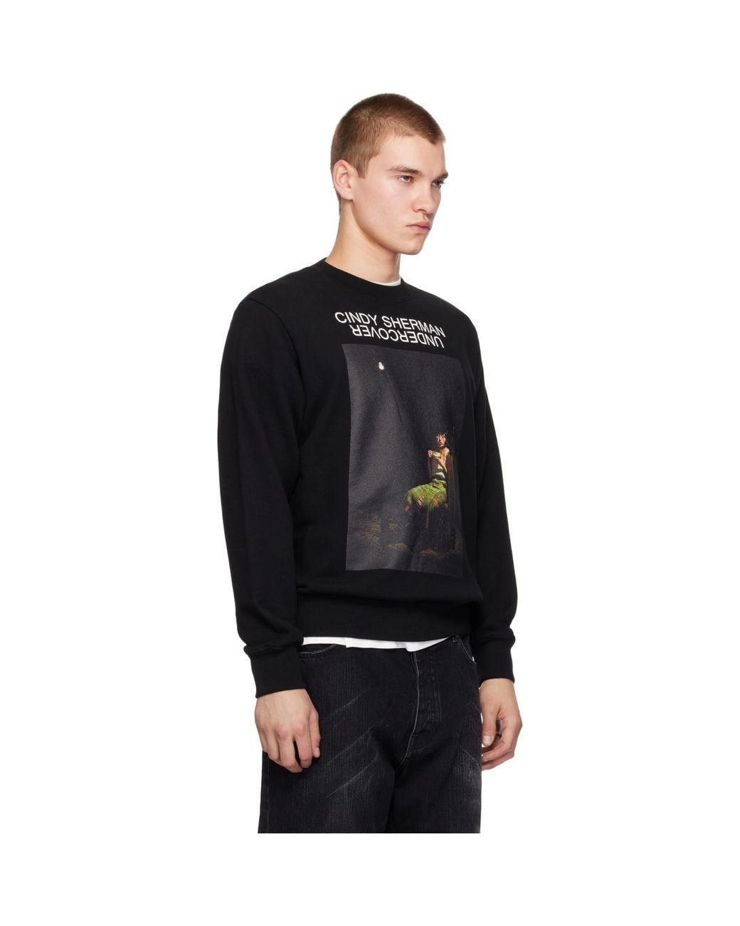 Undercover Black Cindy Sherman Sweatshirt for men