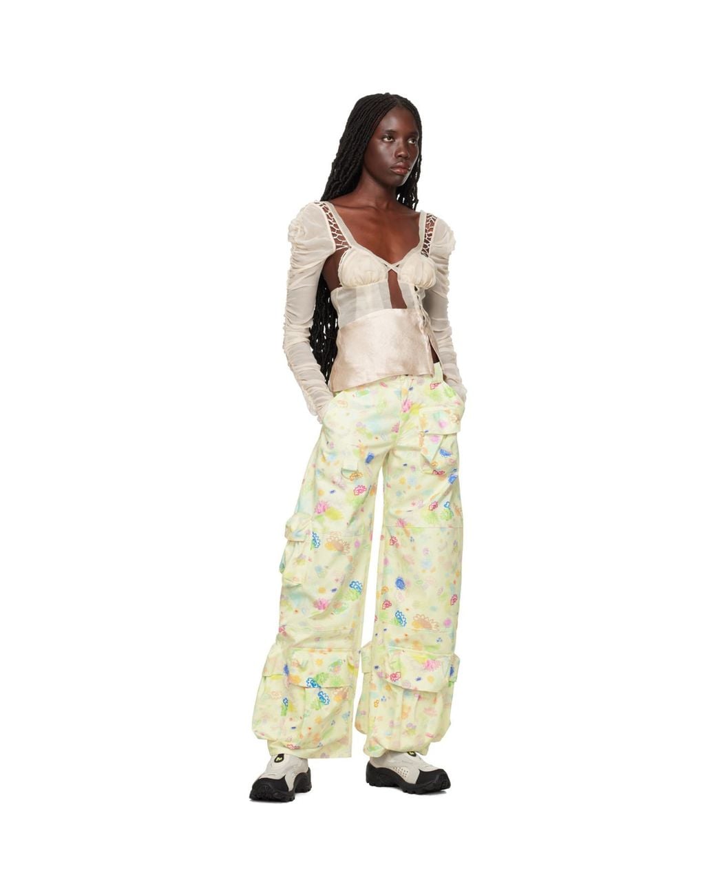 Collina Strada Yellow Garden Jeans