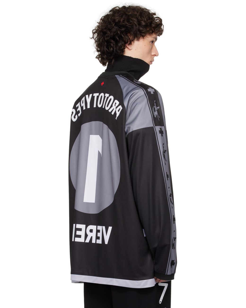 PROTOTYPES Insideout Football Long Sleeve T-Shirt in Blue for Men