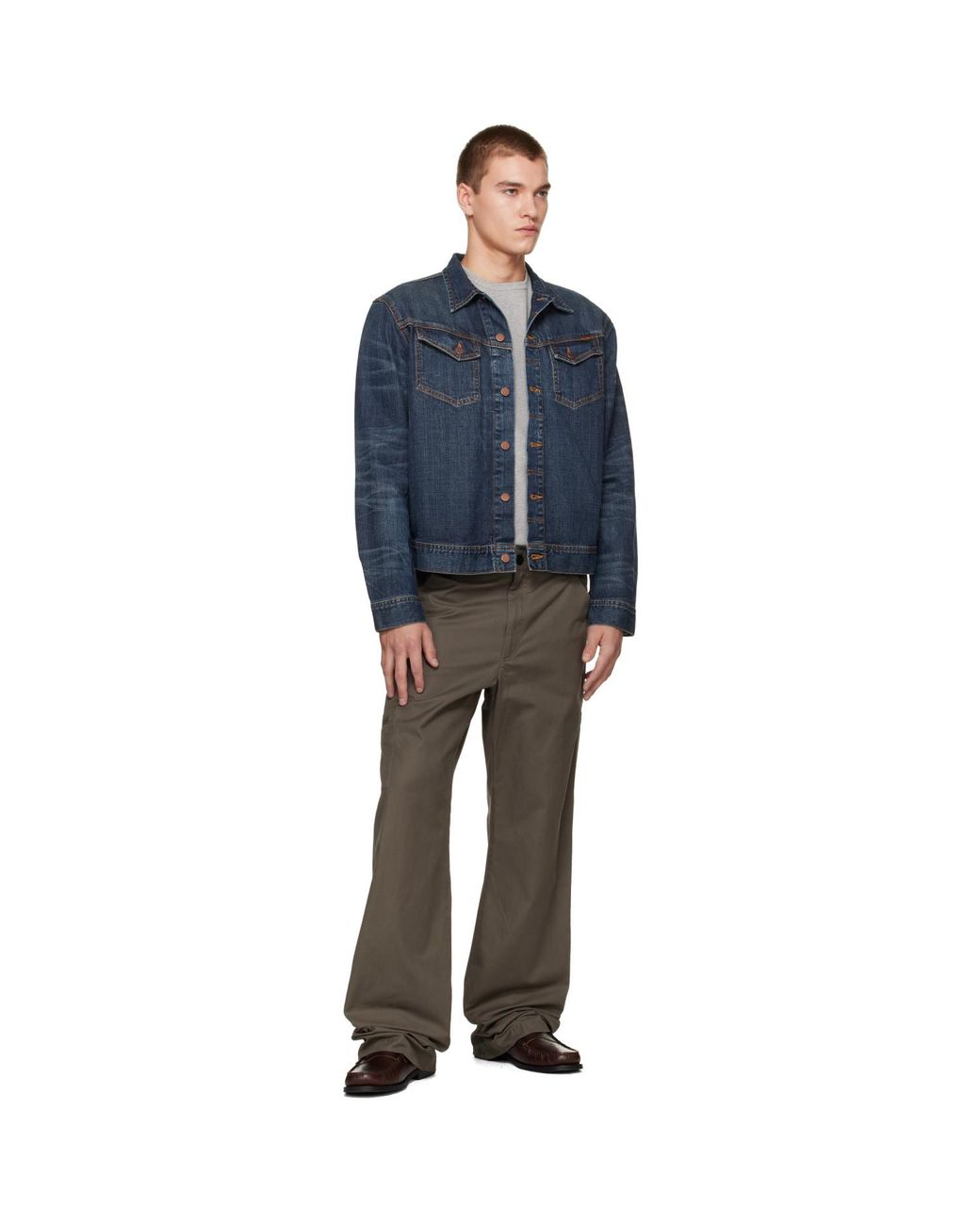 Nudie Jeans Blue Conny Denim Jacket for men