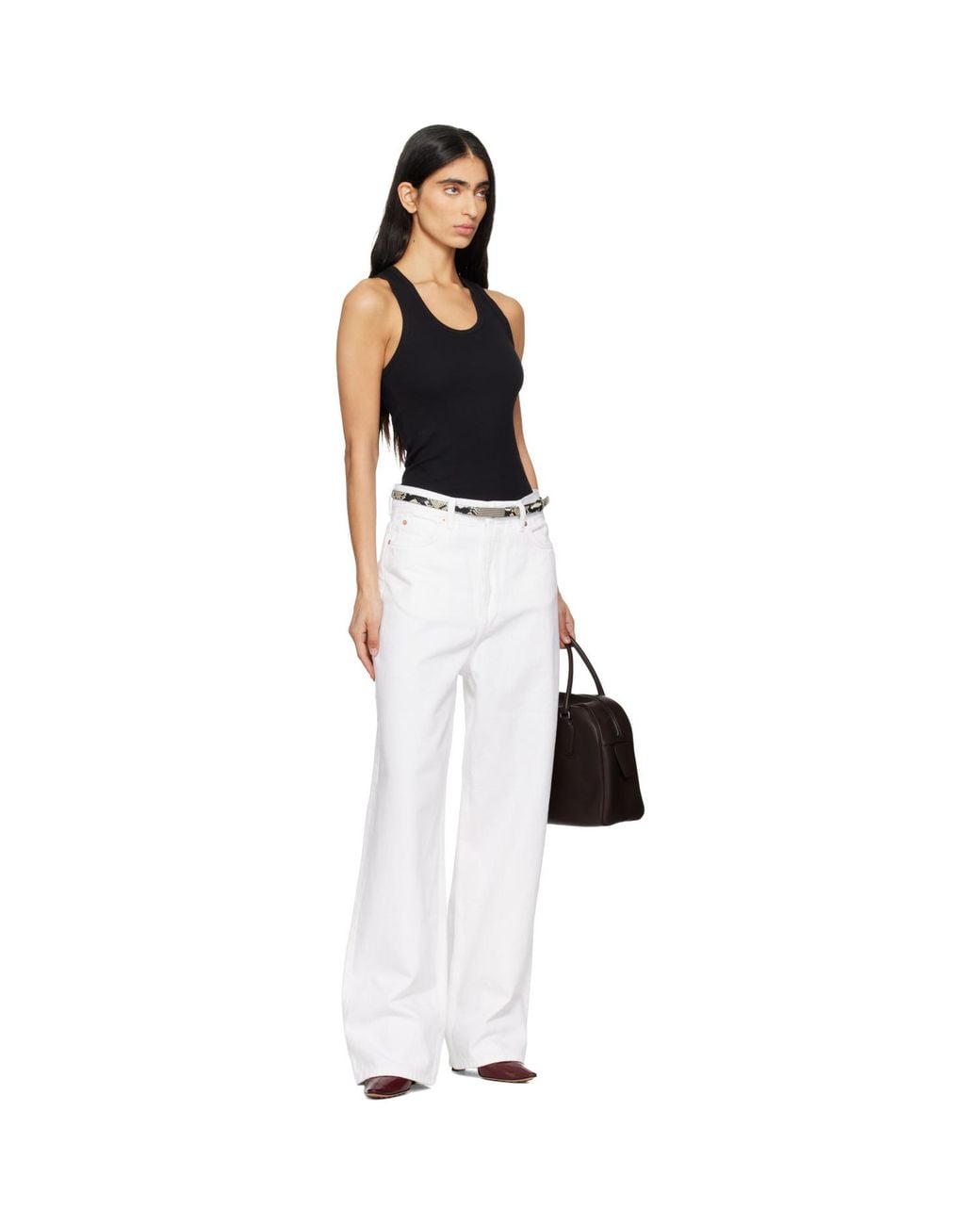 Wardrobe NYC Black Low Rise Jeans