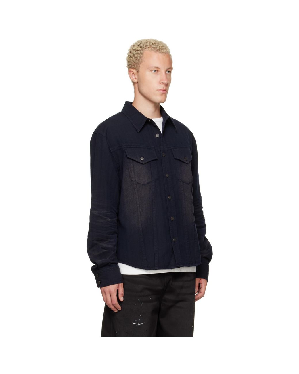 MMIC Blue Ridge Herringbone Shirt for men