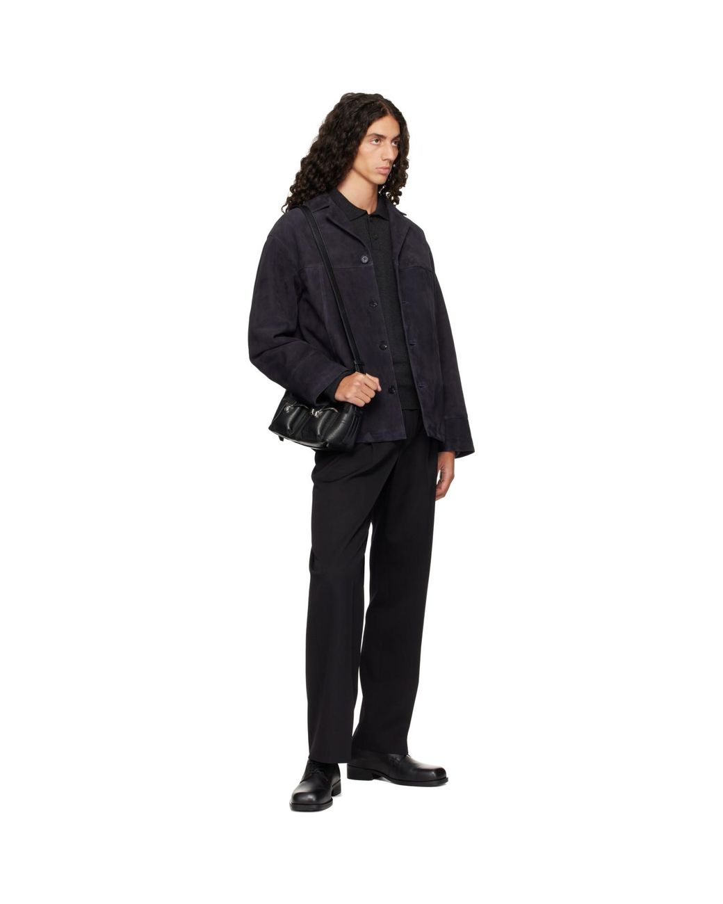 Arma Black Jack Suede Jacket for men