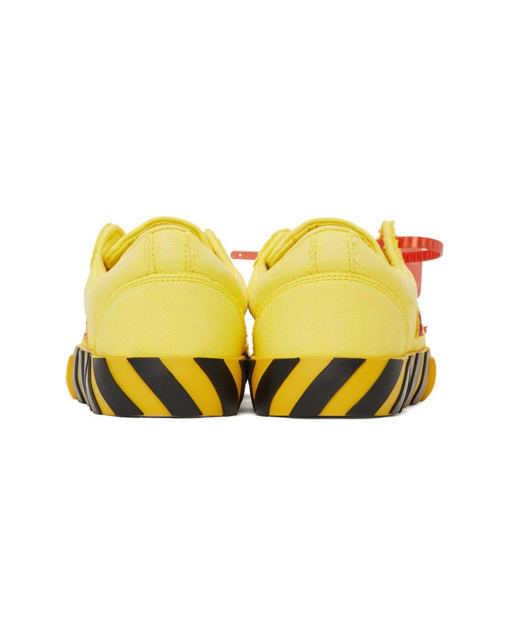 Off-White c/o Virgil Abloh Low Vulcanized Yellow Sneakers EU44