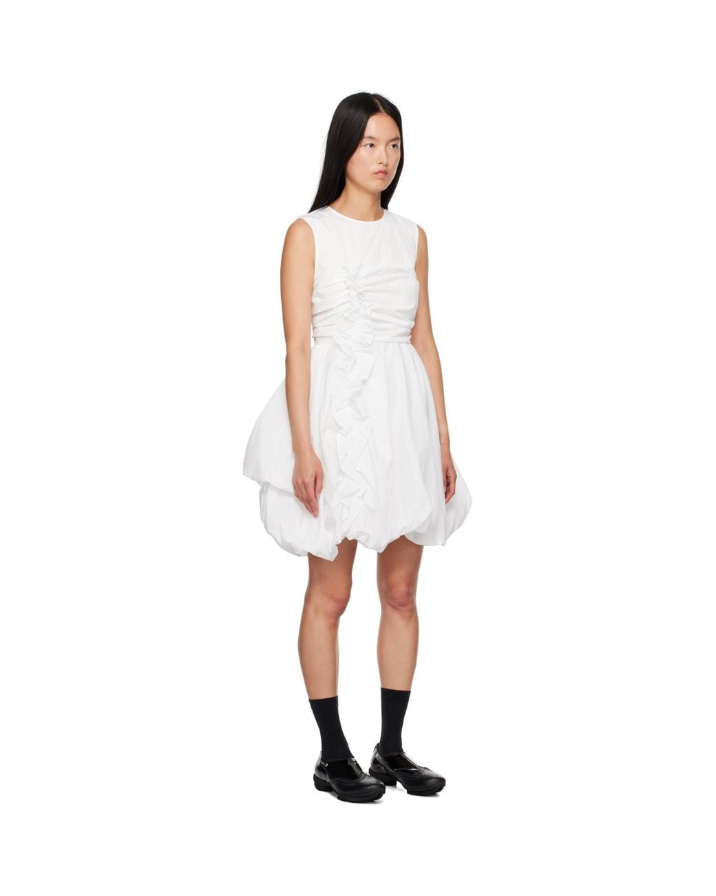 CECILIE BAHNSEN Black Olivia Minidress