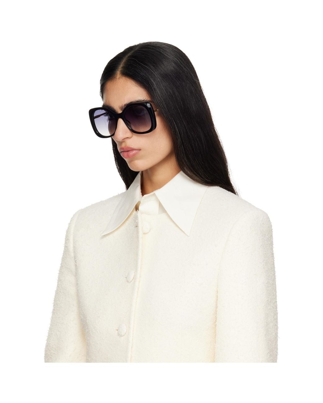 Fendi Blue 'Graphy' Sunglasses