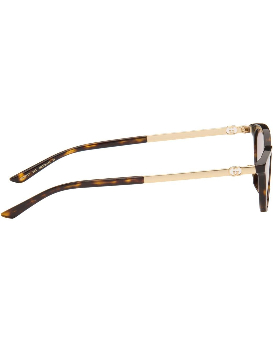 Gucci Brown Cat-Eye Frame Sunglasses