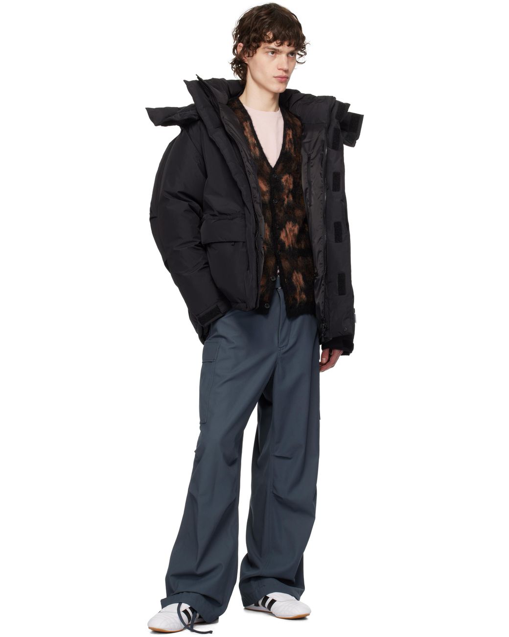 Daiwa Pier39 Gore-Tex Windstopper Expedition Down Jacket in Black