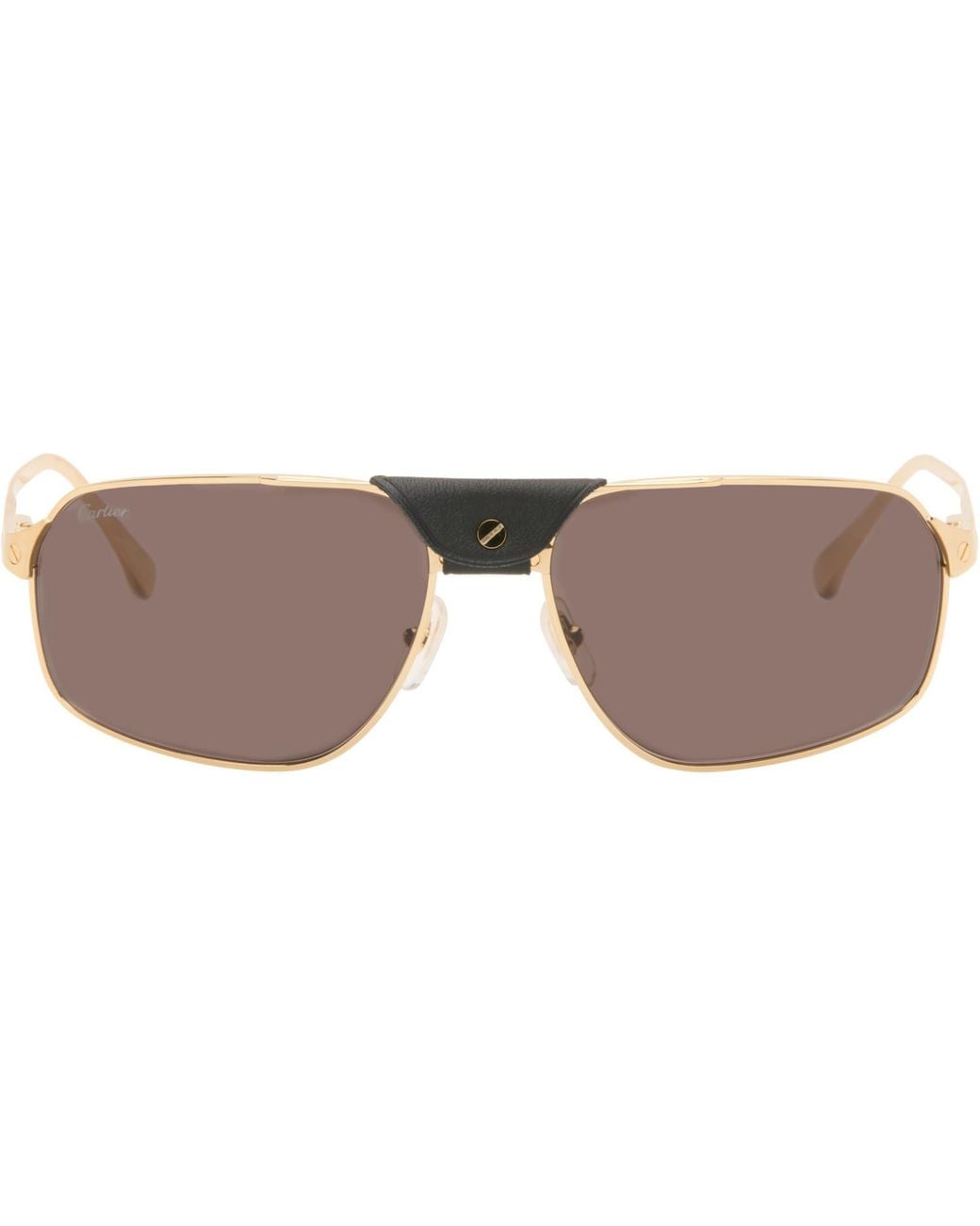 Cartier Brown 'Santos De Sunglasses for men