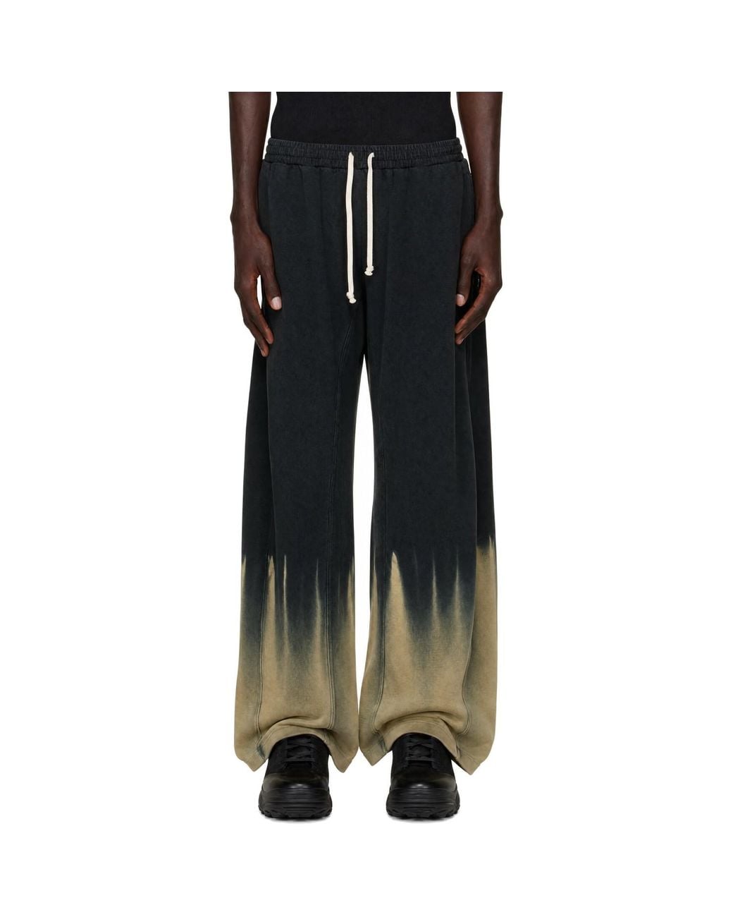 RIVINGTON roi Rebis Black Dark Country Faster Flight Sweatpants for men