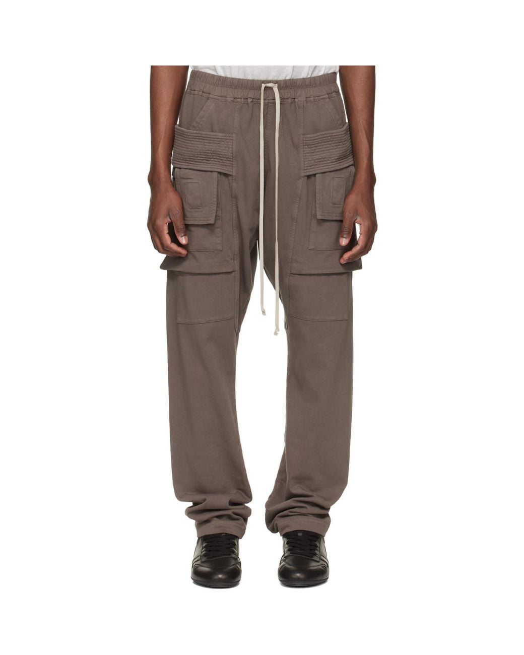 Rick Owens Multicolor Temple Creatch Drawstring Cargo Pants for men