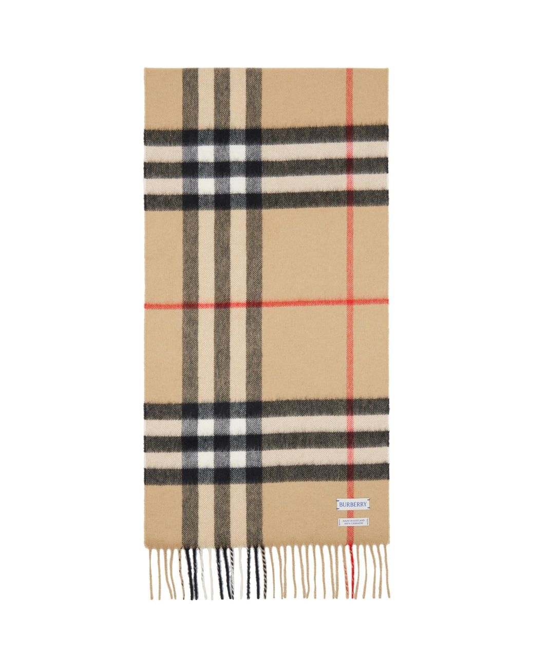 Burberry Multicolor Check Cashmere Scarf for men