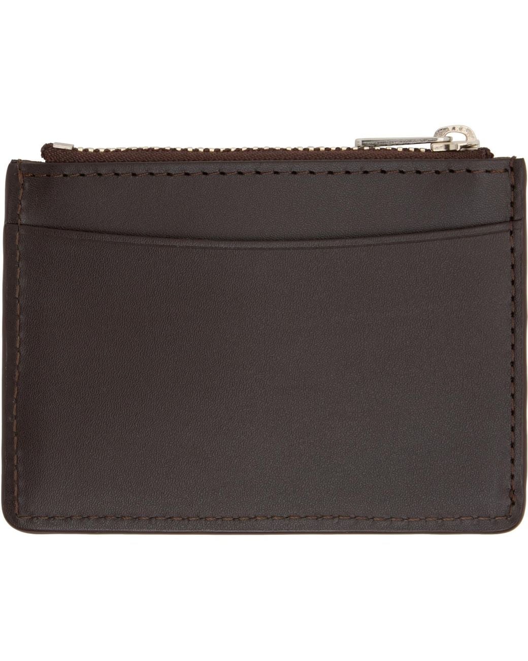 A.P.C. Black Paris Card Holder for men