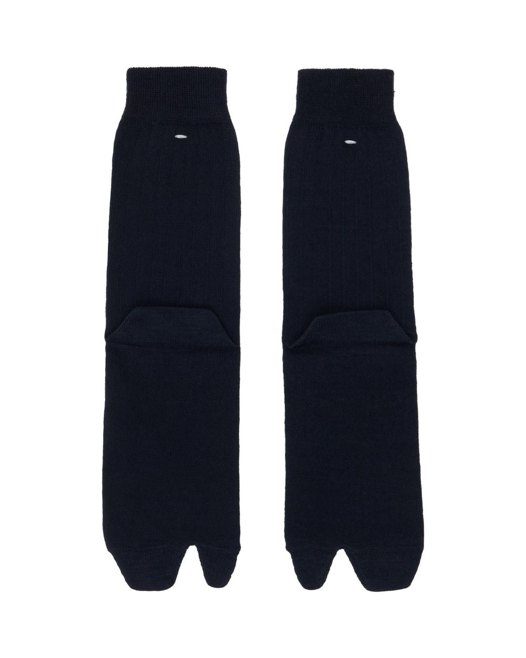 Maison Margiela Blue Wool Tabi Socks