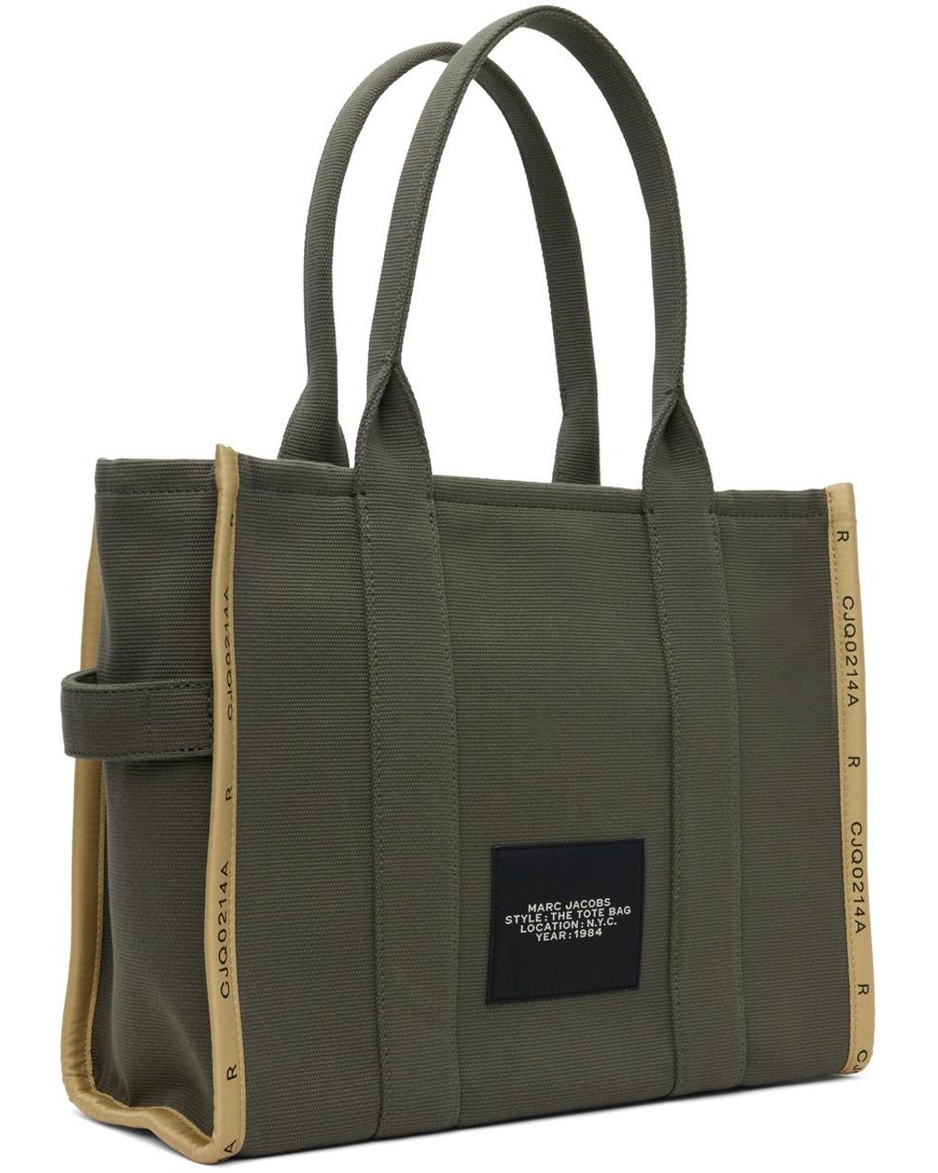 トートバッグ MARC JACOBS ARMY GREEN LARGE THE TOTE BAG SHOPPING BAG Marc Jacobs The Large Canvas Tote | italist