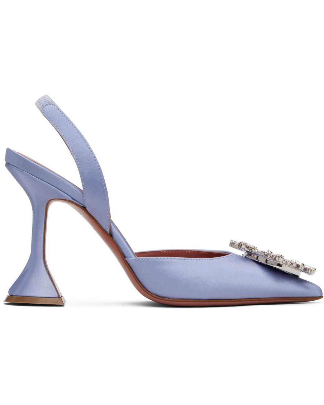 AMINA MUADDI Blue Begum Sling 95 Heels