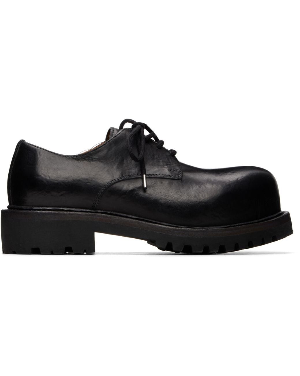 A Diciannoveventitre Black Fiore Prisma Derbys for men