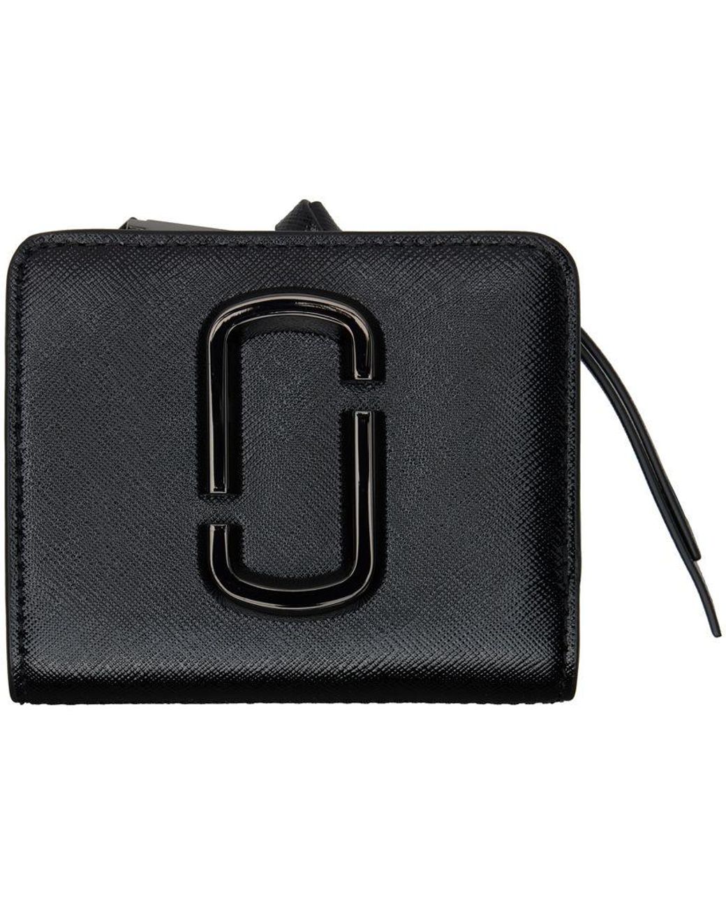 Marc Jacobs Black 'the Snapshot' Wallet Lyst