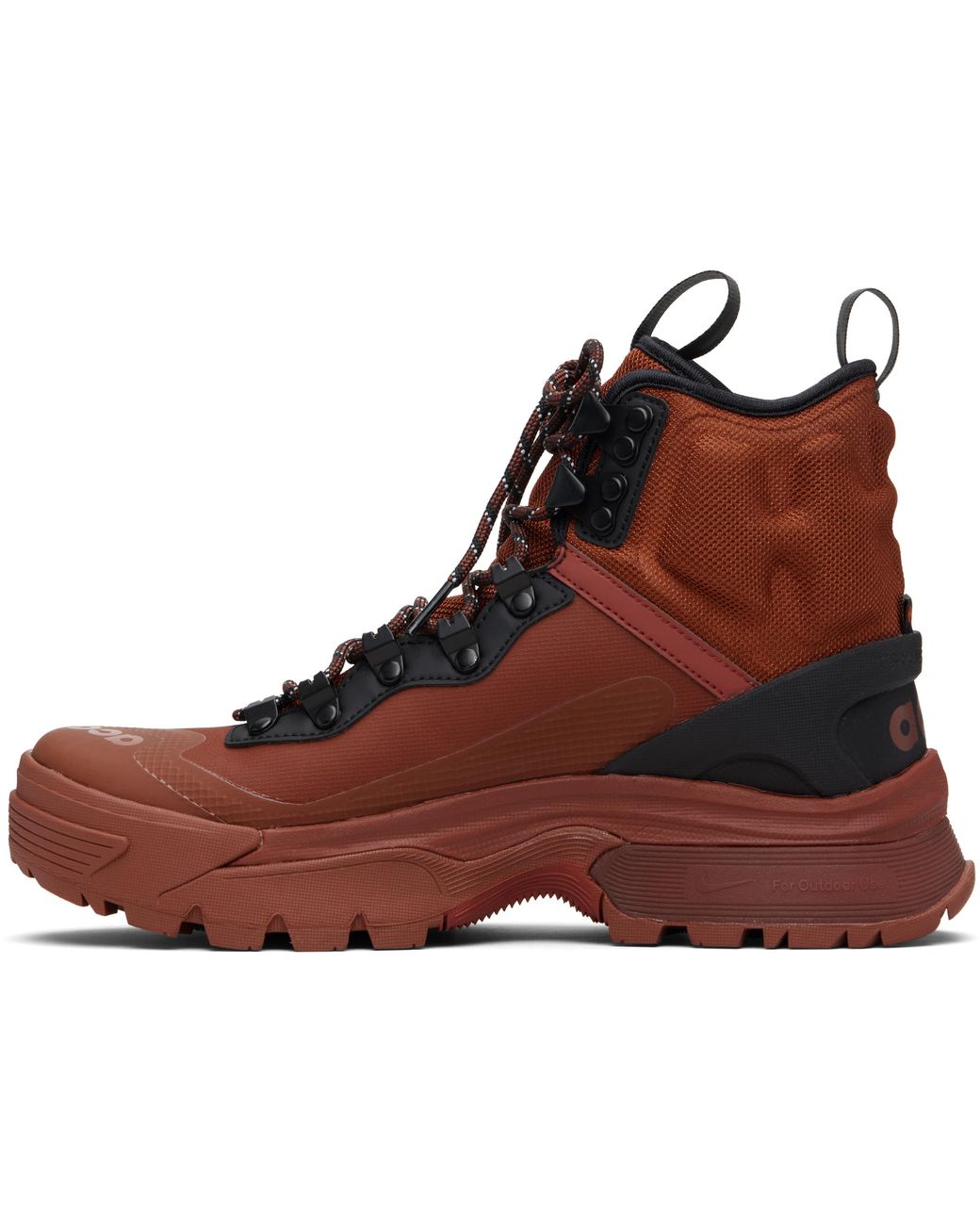 orange nike acg boots