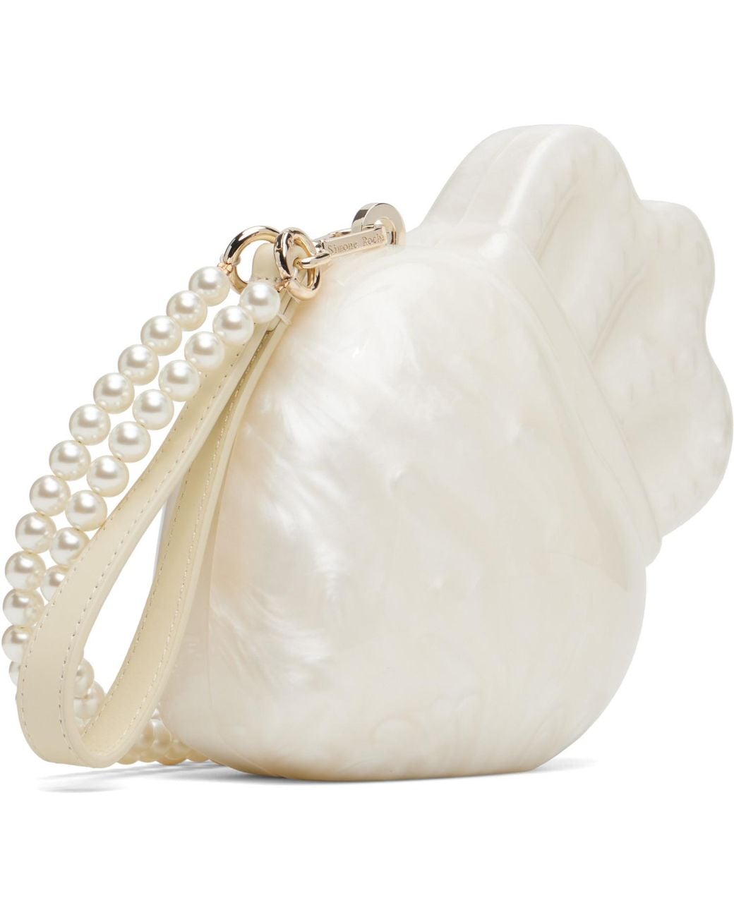Simone Rocha White Crossbody Claddagh Bag for men