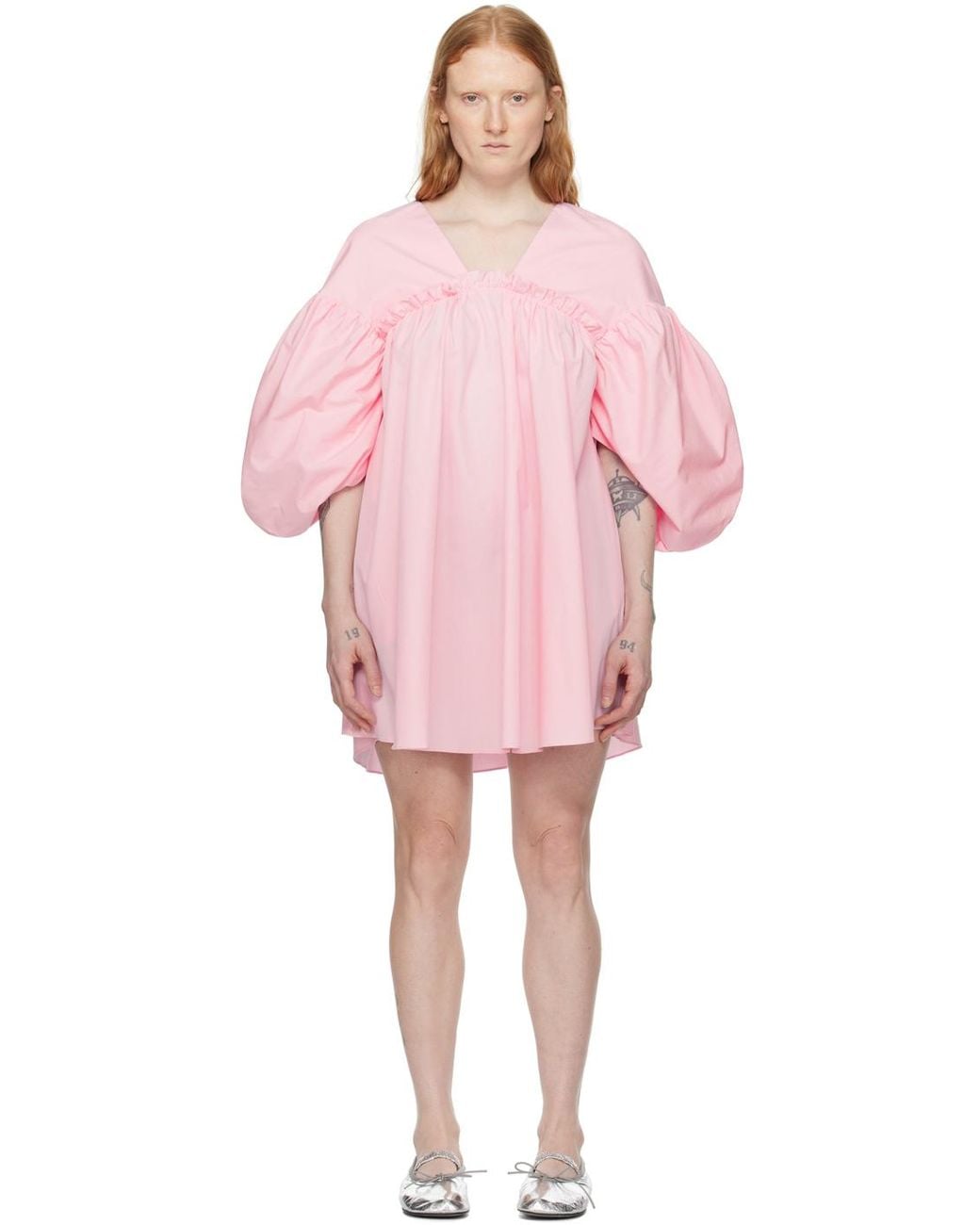 Kika Vargas Ssense限定 Annie ミニワンピース ピンク | Lyst 