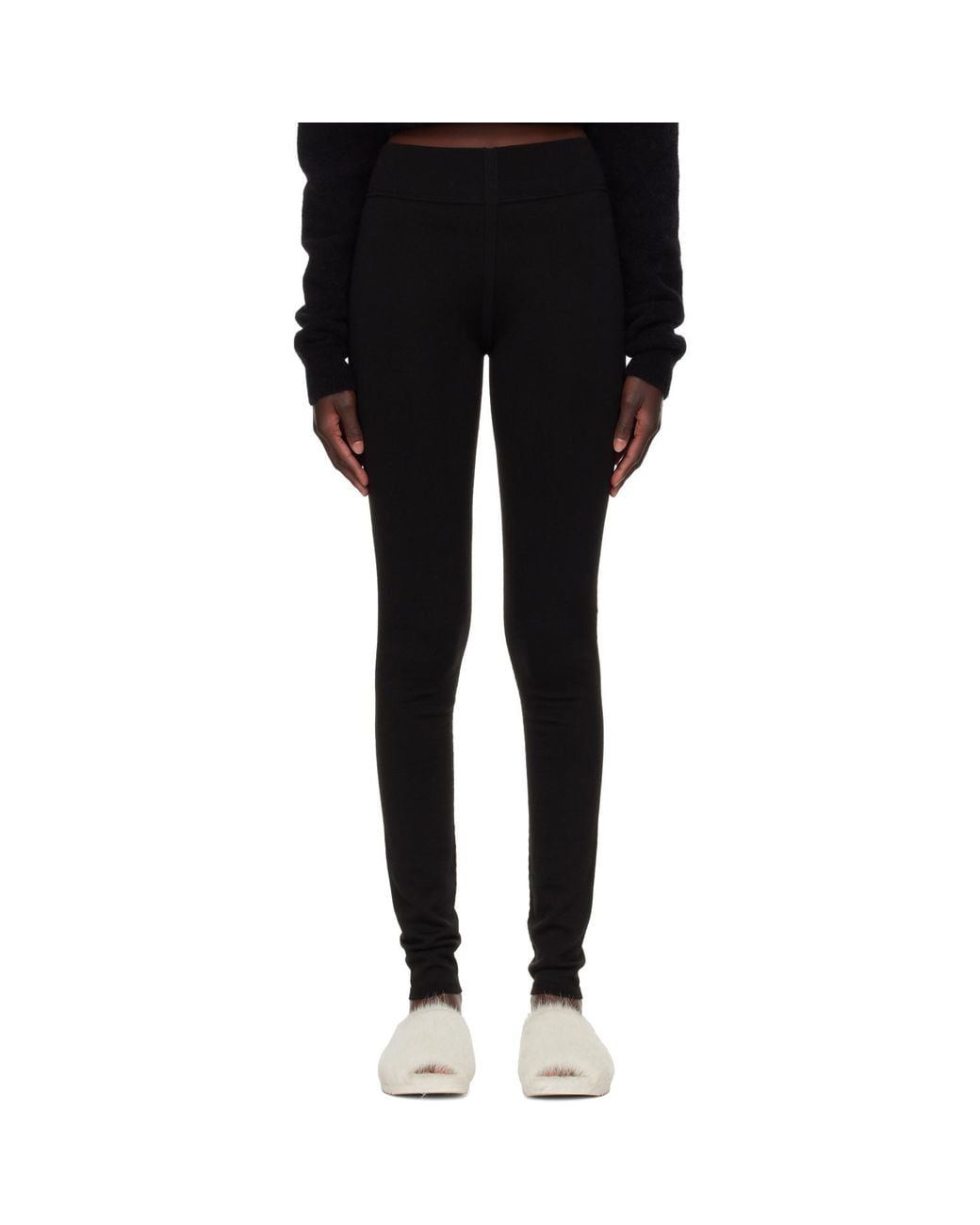 Rick Owens Black Tower Leggings
