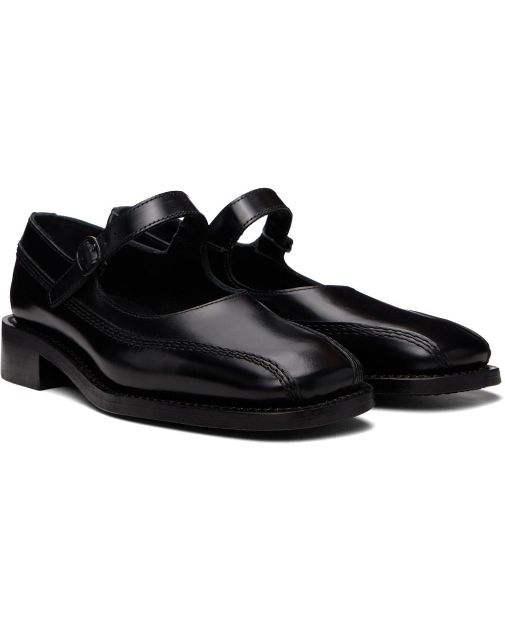 Hereu Black Sio Polished Loafers