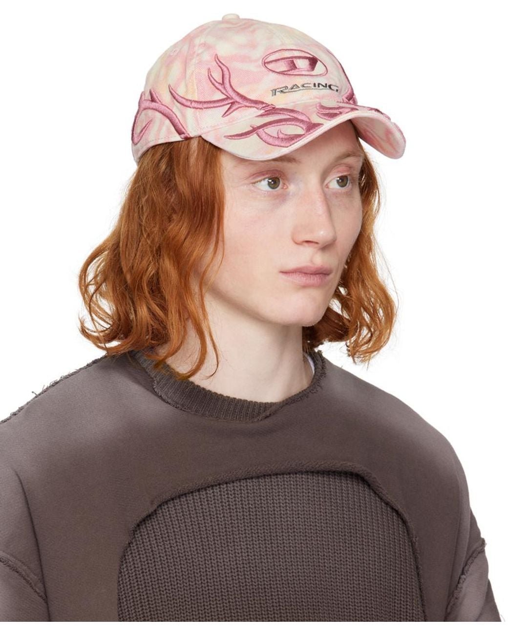 メンズ DIESEL C-aren キャップ ピンク | Lyst - レディースウェア