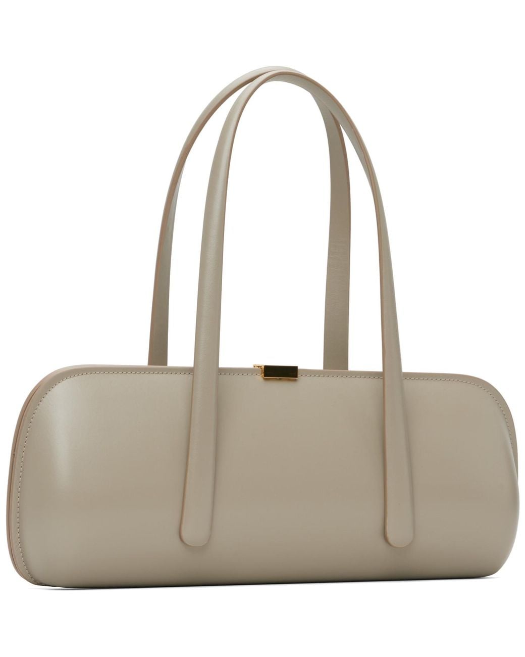 Mugler Gray Taupe Aurora Bag