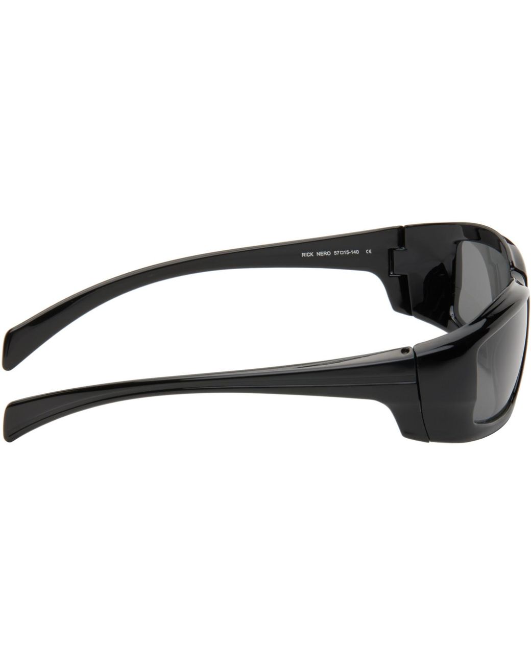 Rick Owens Black Temple Rick Sunglasses