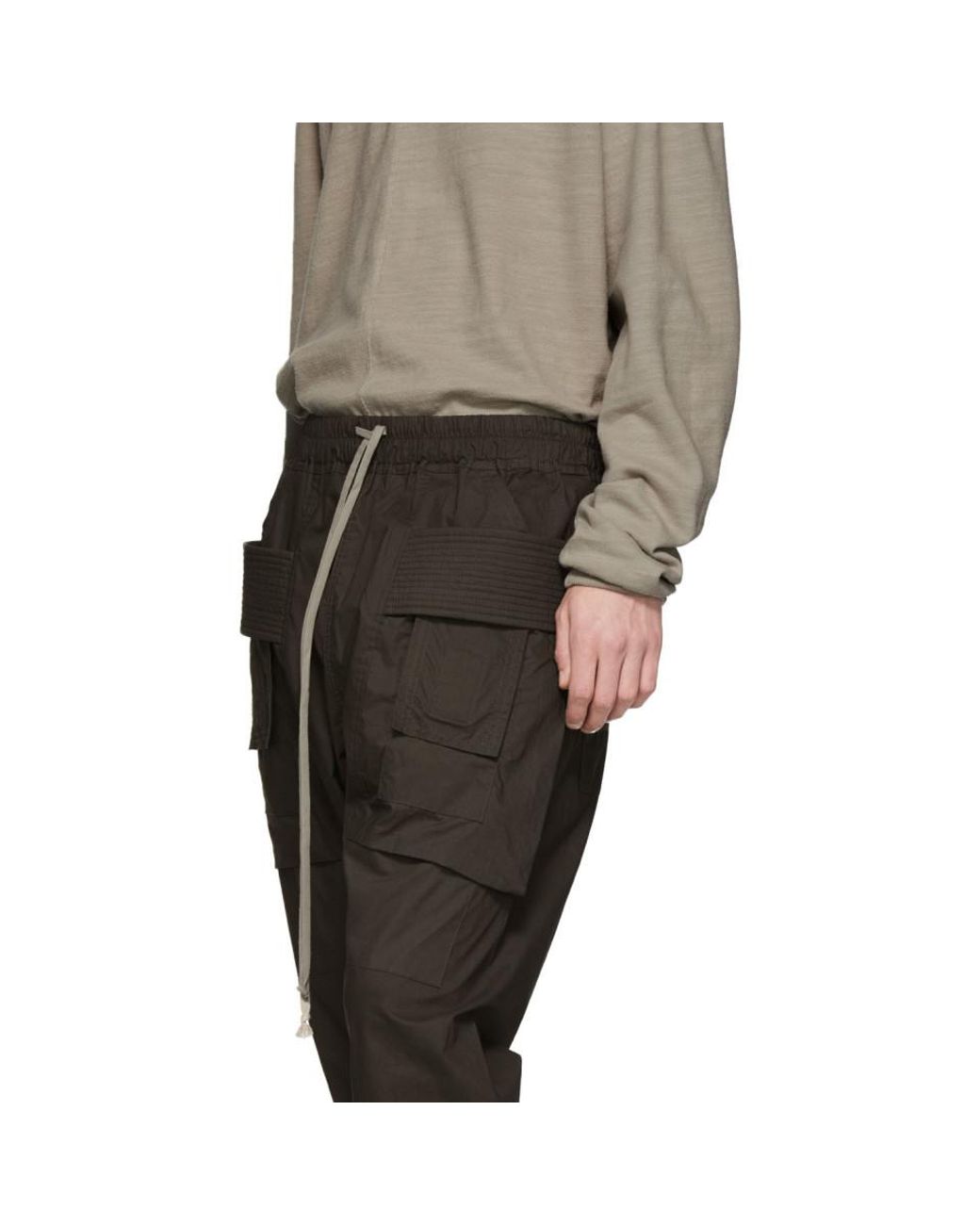 Rick Owens DRKSHDW Grey Creatch Cargo Pants in Grey for Men | Lyst ...