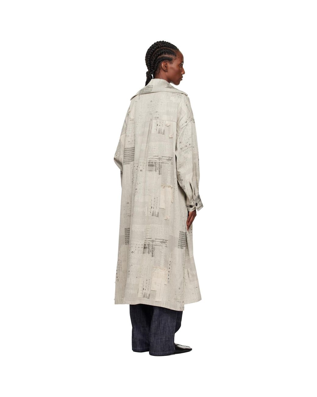 Y's Yohji Yamamoto U-Stand D Big Coat in Black | Lyst