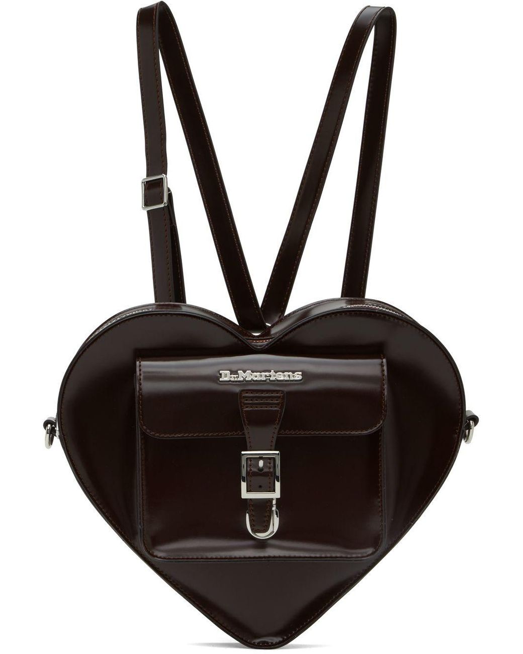 Dr. Martens Burgundy Heart Backpack in Black | Lyst