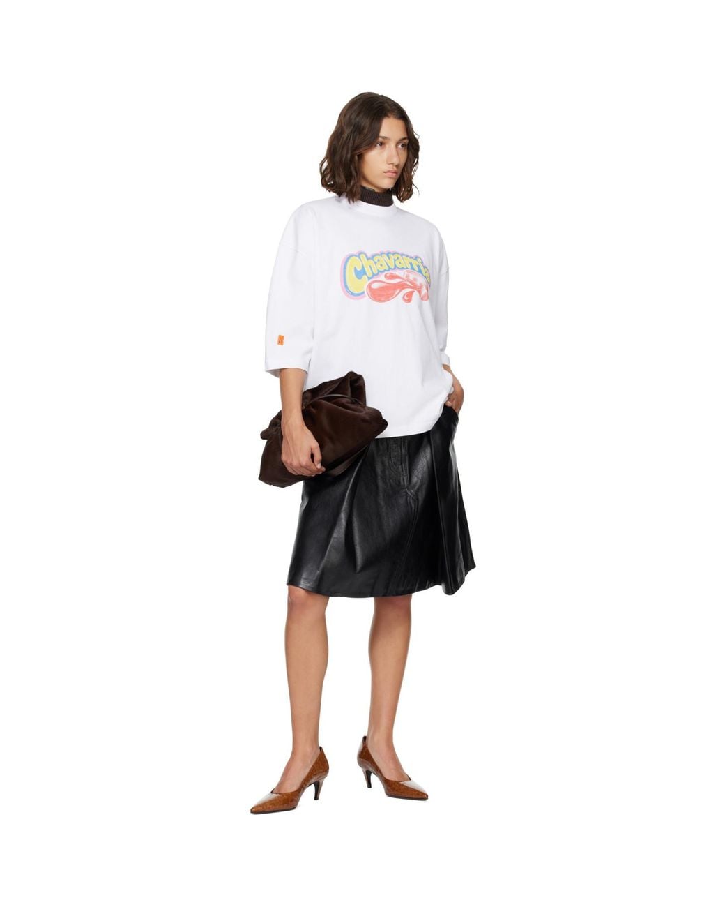 Willy Chavarria White Os Chavaloo Buffalo T-Shirt