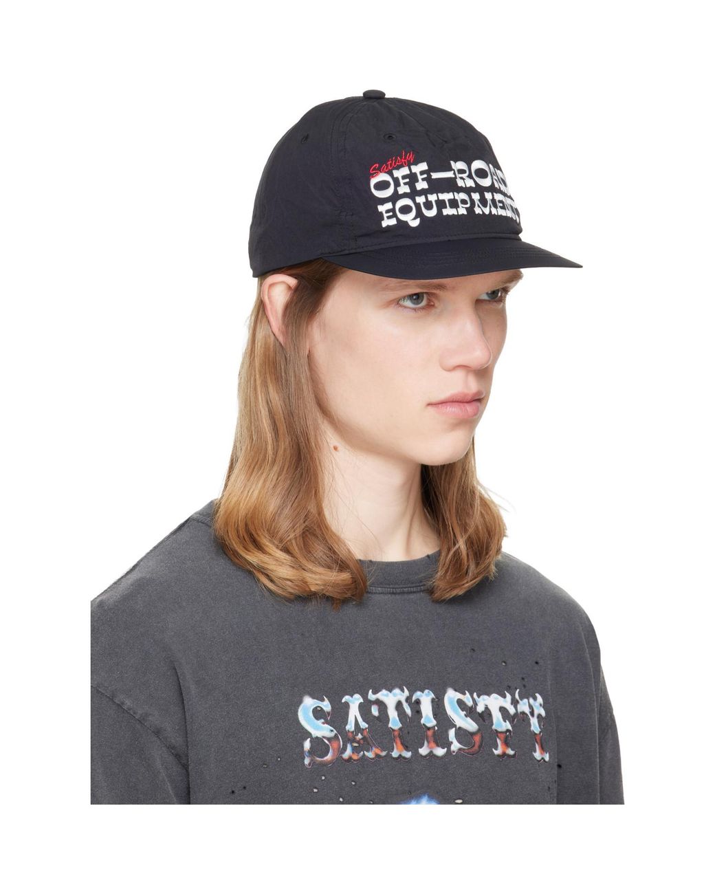 Satisfy Blue Flitesilk 5‑Panel Pinch Cap for men