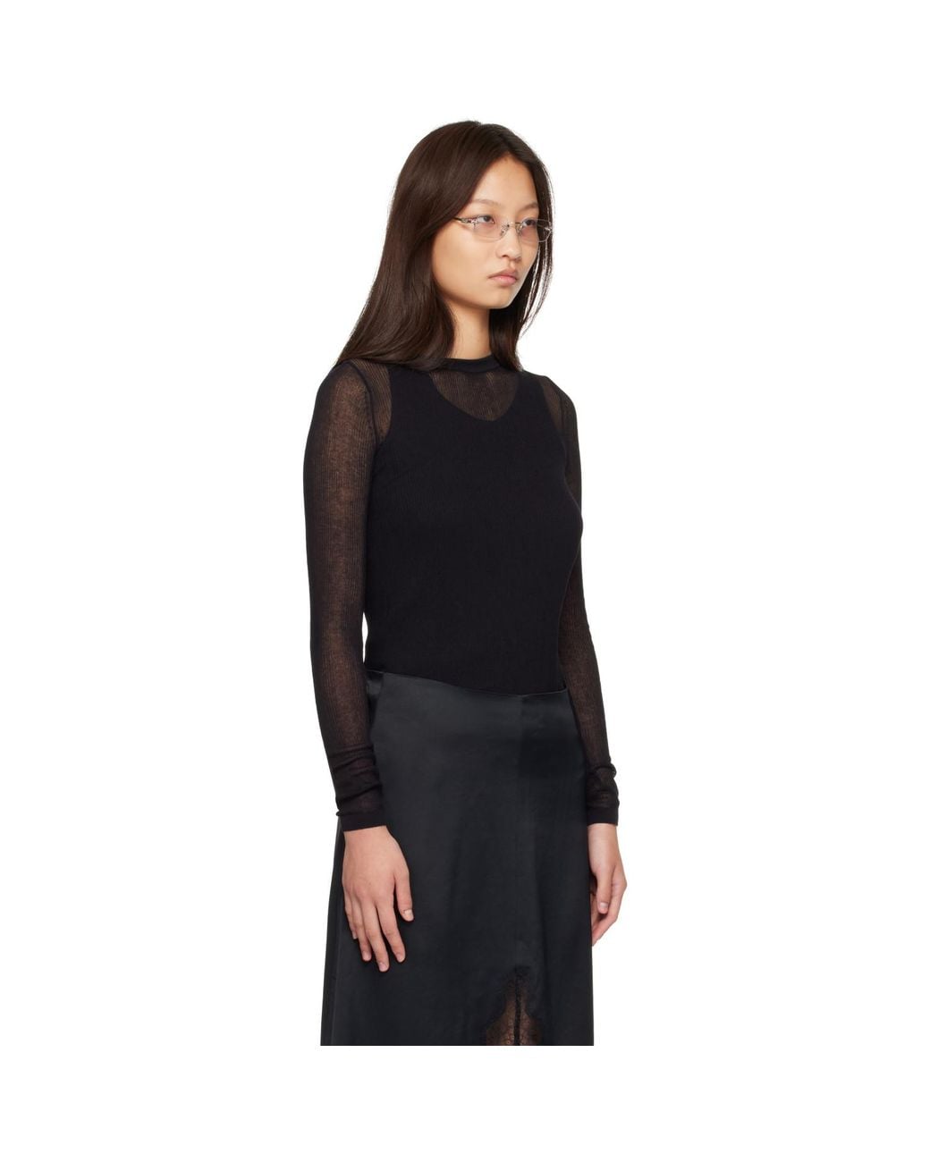 Anine Bing Black Tiana Sweater