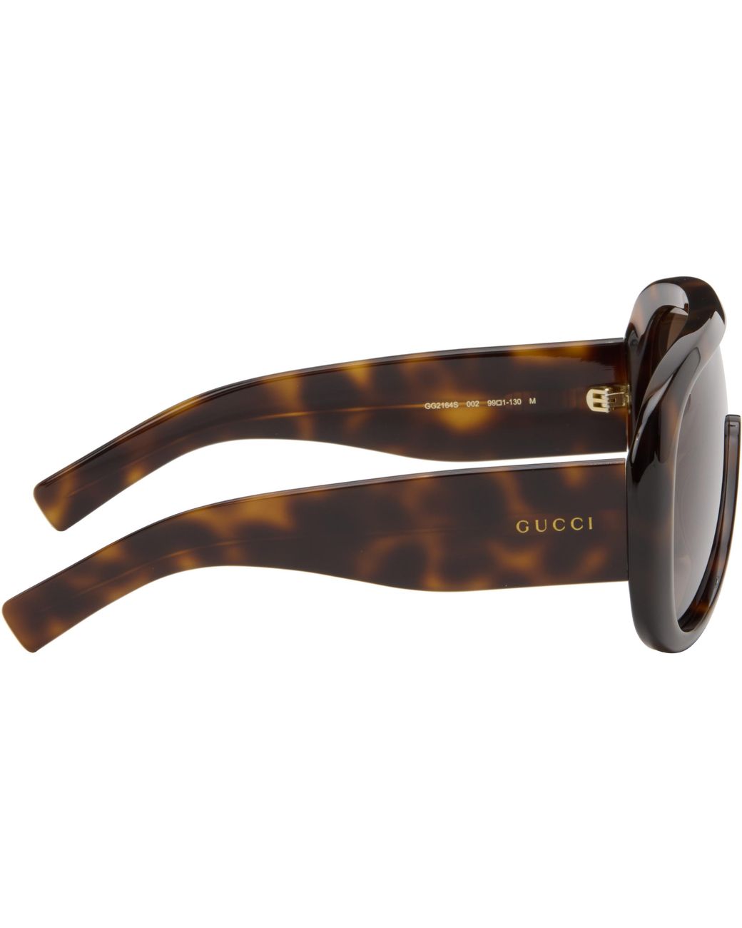 Gucci Black Rectangular Frame Sunglasses for men