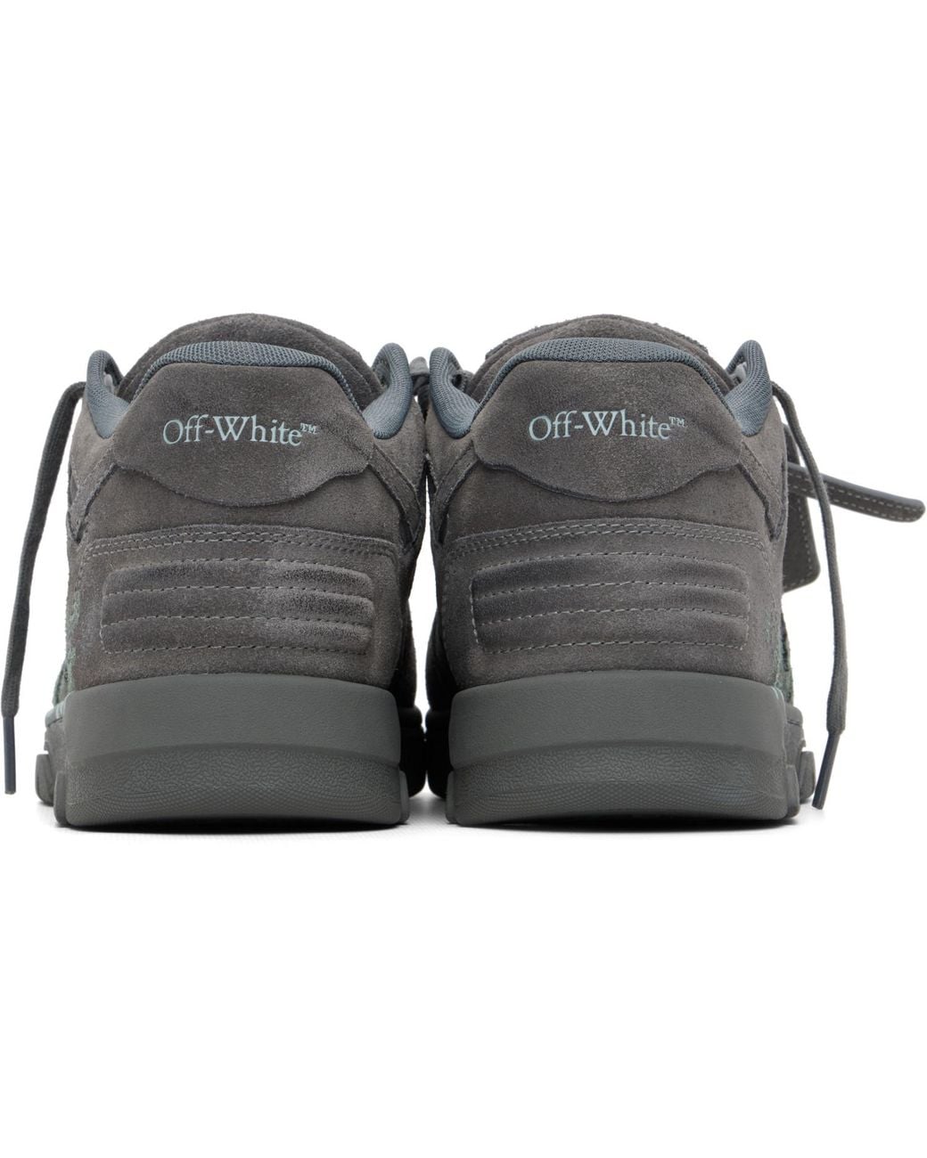Off-White c/o Virgil Abloh Black Out Of Office For Walking Suede Sneakers for men