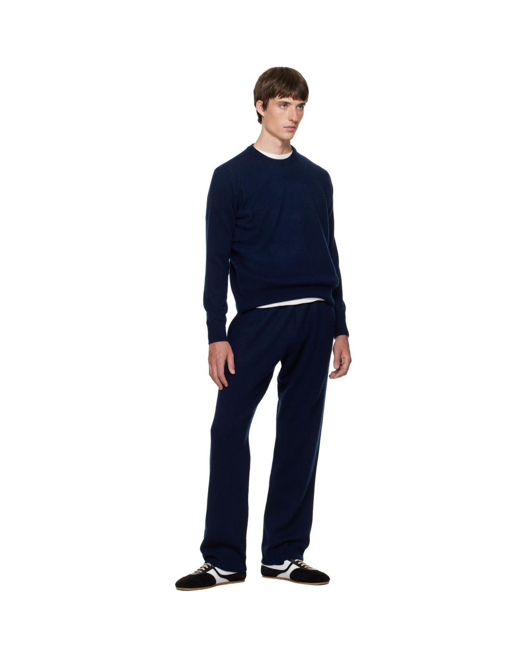 Entire studios Blue Knit Cashmere Sweatpants for men