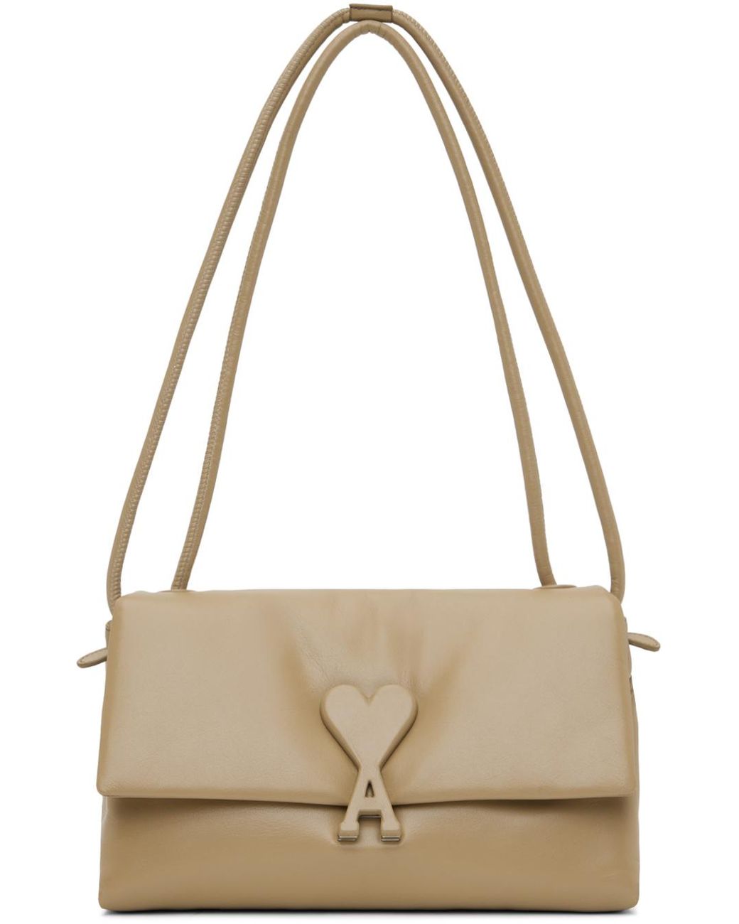 Ami Paris Voulez-Vous Bag in Natural | Lyst