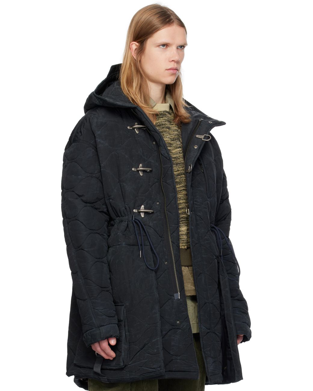 アウターその他 ANDERSSON BELL Lace-up fishtail parka awa638mASPHALT A24F2WA Designer fashion, Seoul-fully created | W Concept