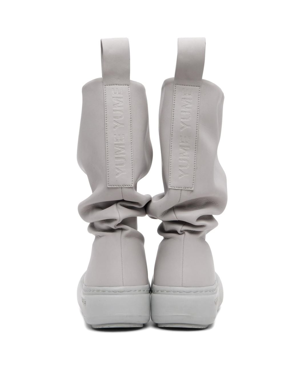 Yume Yume Gray Ssense Exclusive Low Fisherman Boots