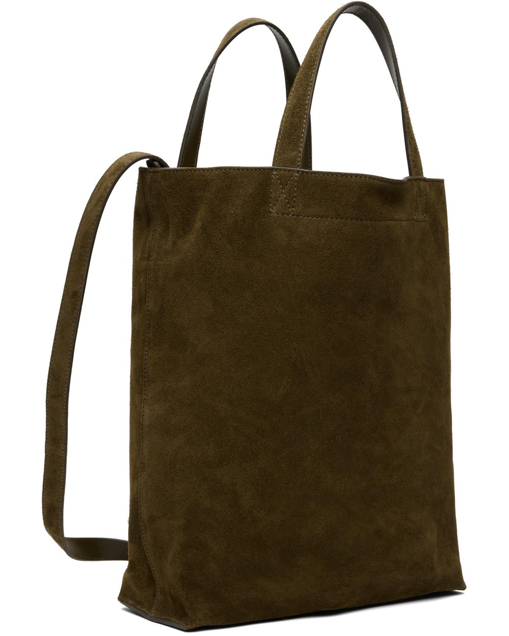 A.P.C. Green Khaki Cabas Maiko Medium Tote for men