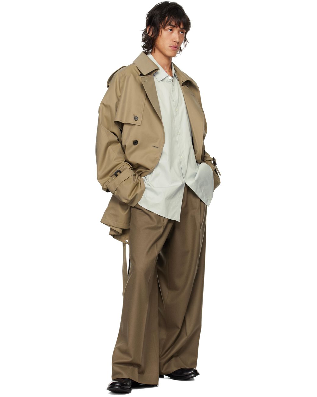 stein Extra Wide Trousers in Natural for Men | Lyst stein Extra Wide Trousers in Natural for Men | Lyst
