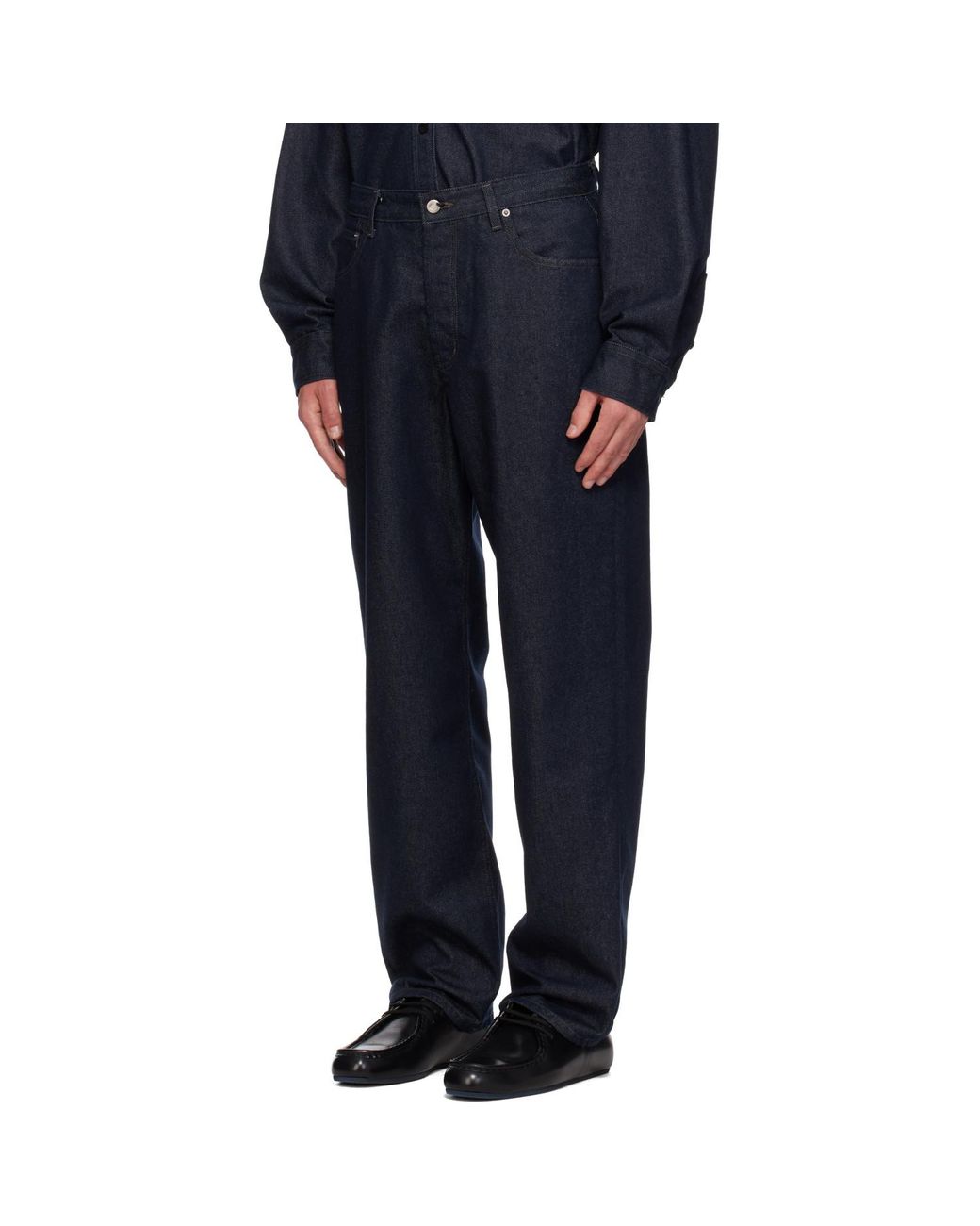 LE17SEPTEMBRE Blue 5-Pocket Jeans for men