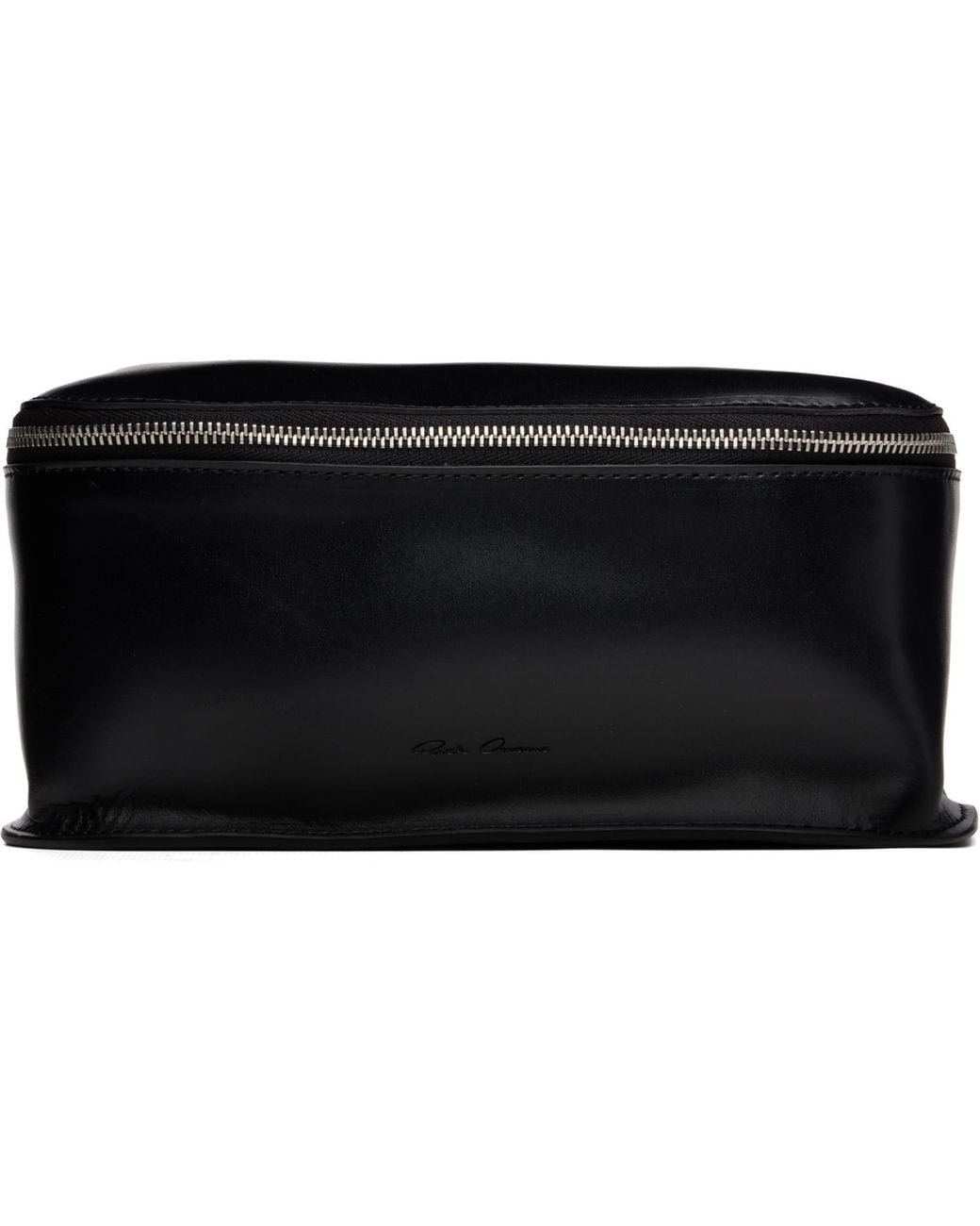Rick Owens Black Tower Medium Beauty Bag for men