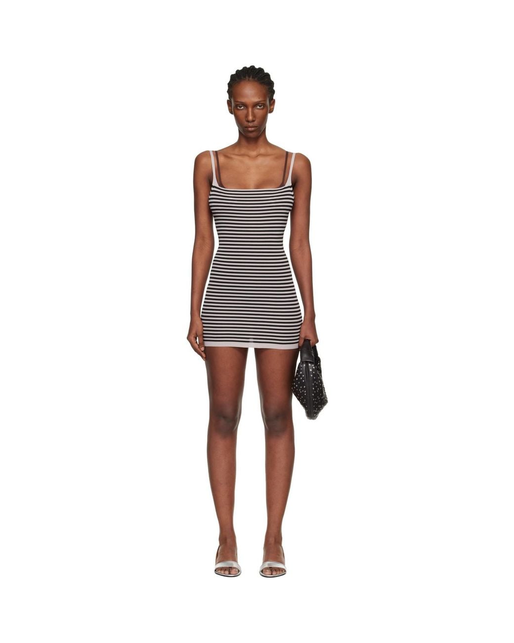 GIMAGUAS Black Taupe & Camu Minidress