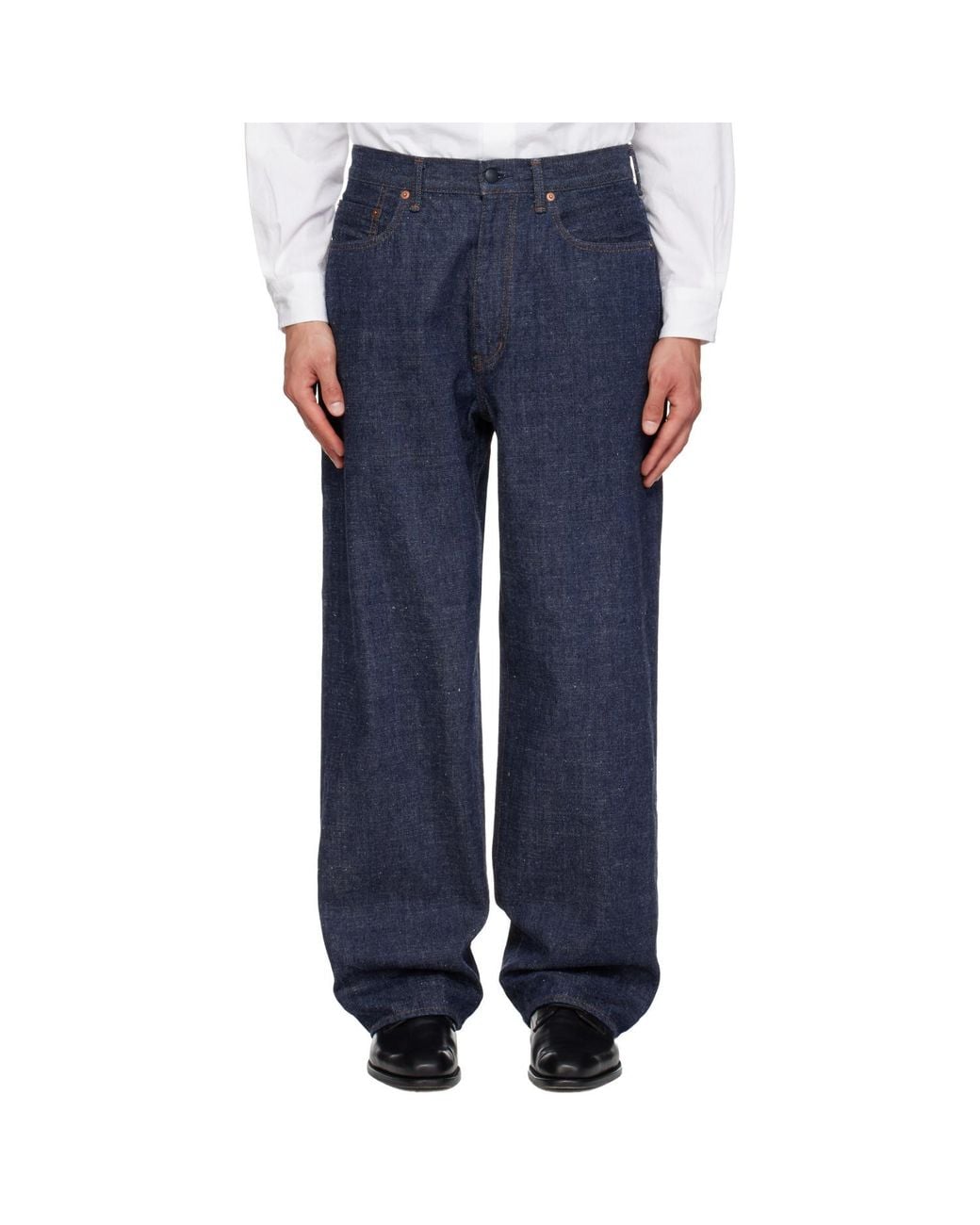 Nanamica Blue Selvage Jeans for men