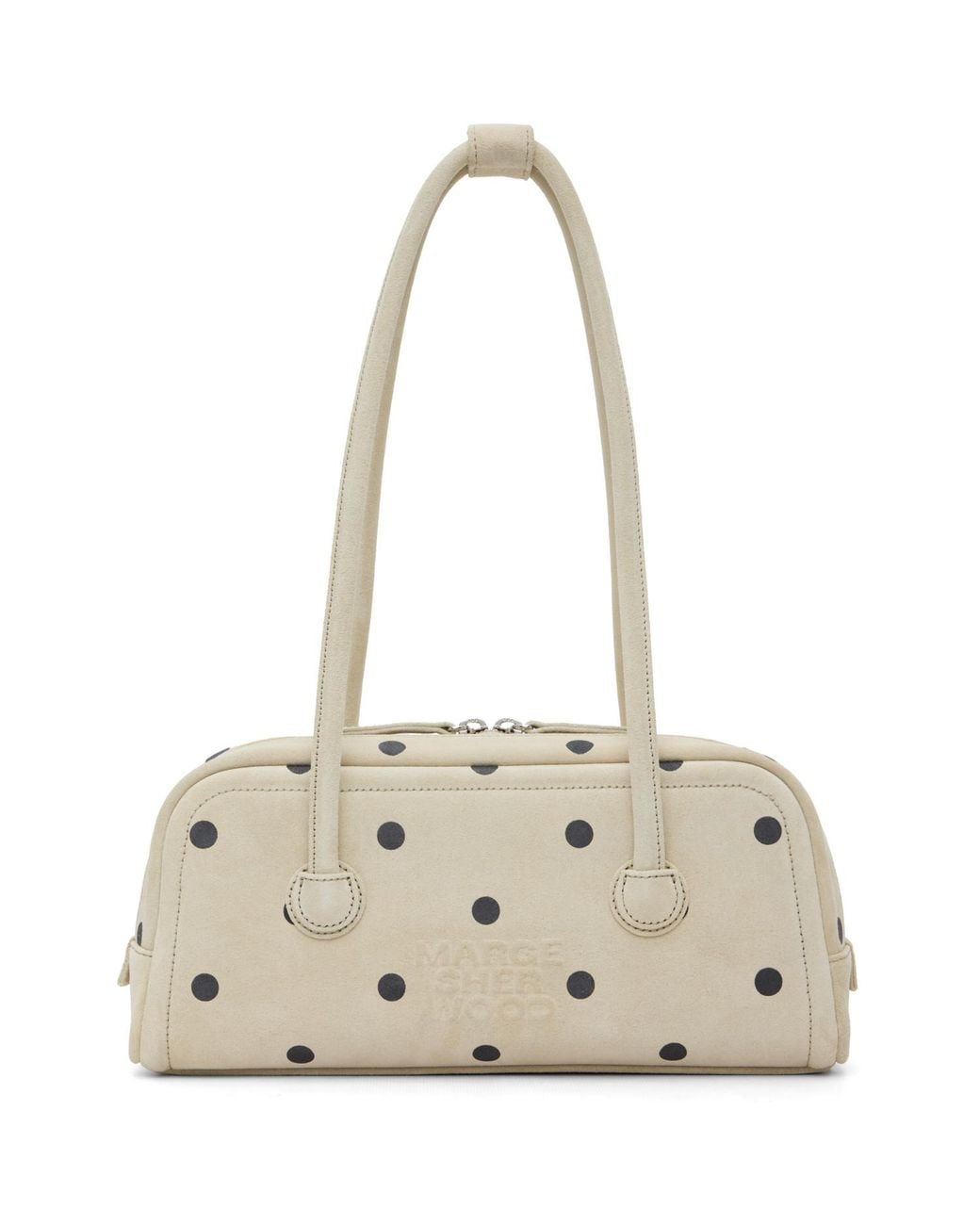 MARGE SHERWOOD Natural Off- Soft Boston Ew Bag